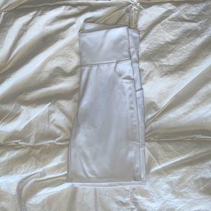 White Biker Shorts S